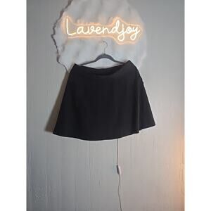 Y2K Skort Large 32 Degrees Cool Skirt Pull On Stretch Athletic Black Pockets